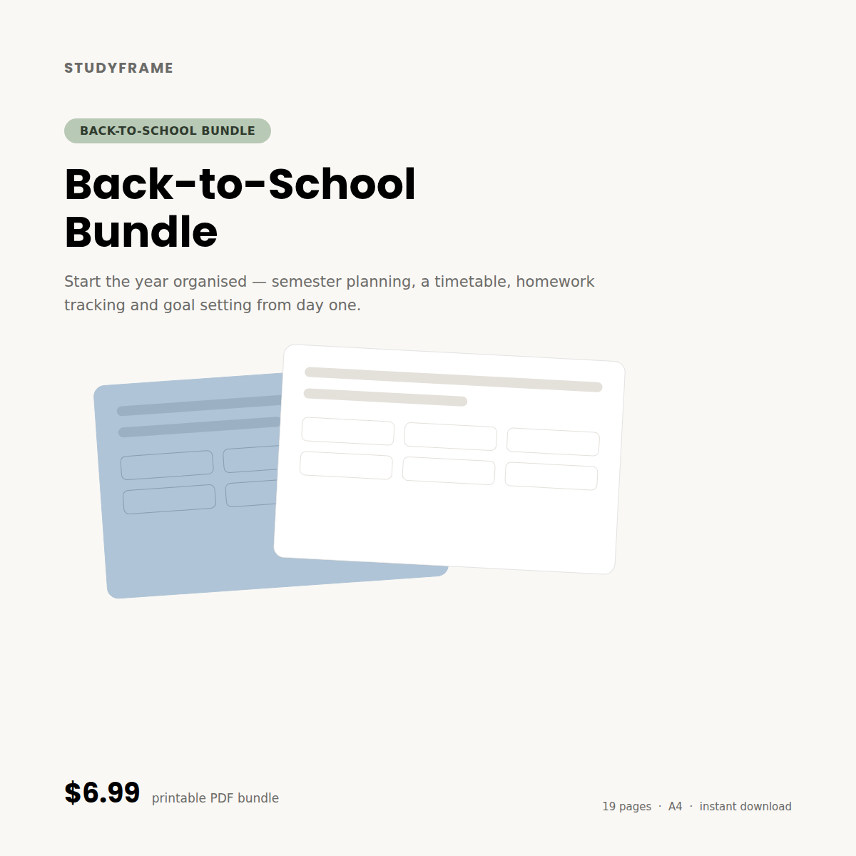 Back To School Bundle