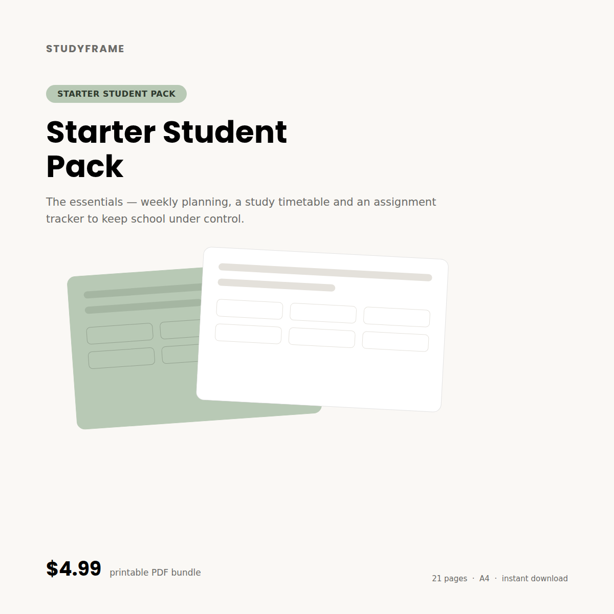 Starter Student pack